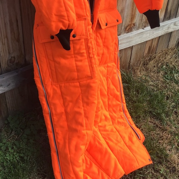 SafTbac Chiller Killer Orange Jumpsuit Made In USA SizeXXL - Picture 5 of 16